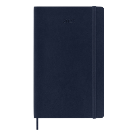 Agenda 2025 Moleskine 12M Planner Weekly 7dagen/1pagina large sc sapphire blue