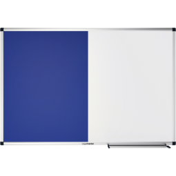 Combibord Legamaster UNITE blauw vilt-whiteboard 60x90cm