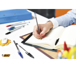 Balpen Bic Cristal medium assorti in tubo verpakking