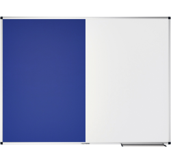 Tableau combi Legamaster UNITE Feutre bleu-Tableau blanc 90x120cm