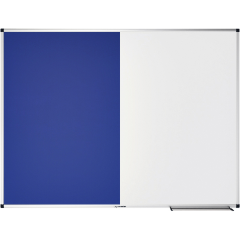 Tableau combi Legamaster UNITE Feutre bleu-Tableau blanc 90x120cm