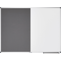 Tableau combi Legamaster UNITE Feutre gris-Tableau blanc 90x120cm