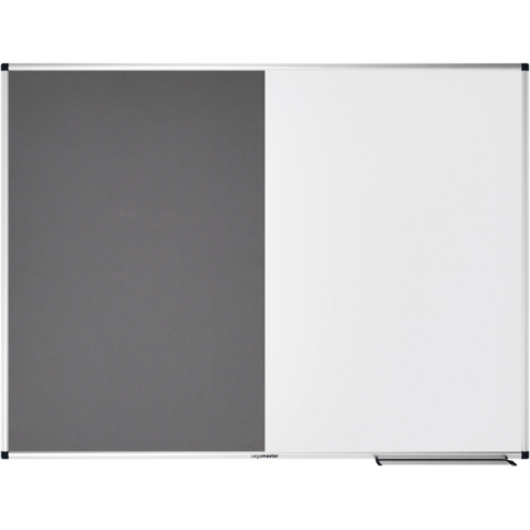 Tableau combi Legamaster UNITE Feutre gris-Tableau blanc 90x120cm