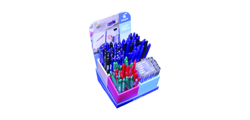 PILOT FriXion Ball Roller, Clicker and Medium Refills Assorted Display 96 Pieces