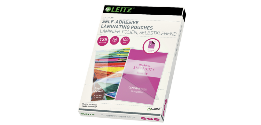 Leitz Klebefolien für Heißlaminierung A4 - 2 x 125 µ - Glänzend - Box mit 100