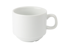 Theekop Olympia Whiteware 200 ml doos 12 stuks wit