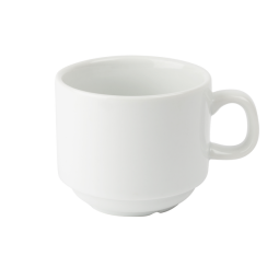 Tasse à thé Olympia Whiteware 200ml blanc boîte de 12 pièces