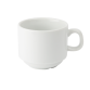 Theekop Olympia Whiteware 200 ml doos 12 stuks wit