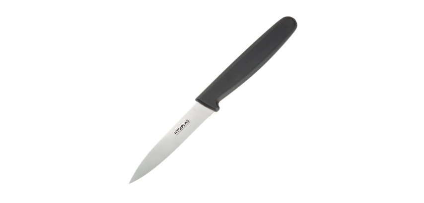Hygiplas Schälmesser 7,5 cm schwarz