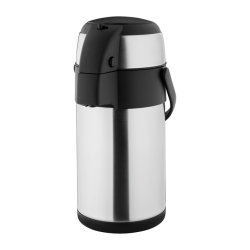 Thermoskan Olympia met pomp  2.5 liter rvs