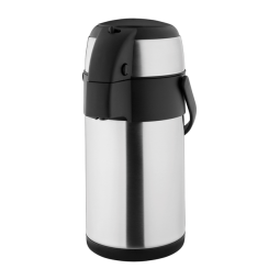 Thermoskan Olympia met pomp  2.5 liter rvs