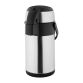 Thermoskan Olympia met pomp  2.5 liter rvs