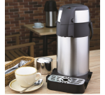 Pot isotherme Olympia avec pompe 2,5L inox