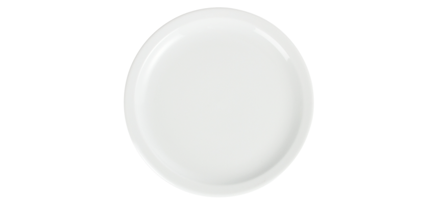 Assiette Olympia Whiteware Ø 23cm blanc boîte 12 pièces