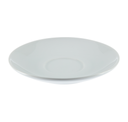 Soucoupe Olympia Whiteware blanc boîte 12 pièces