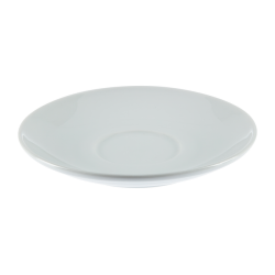 Soucoupe Olympia Whiteware blanc boîte 12 pièces