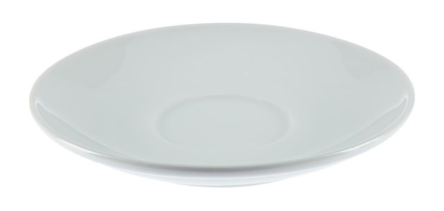 Soucoupe Olympia Whiteware blanc boîte 12 pièces