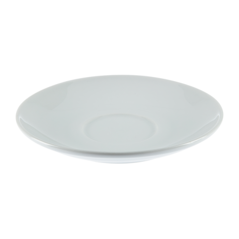 Soucoupe Olympia Whiteware blanc boîte 12 pièces