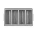 Bestekbak Olympia Kristallon 4 vakken GN 1/1 grijs