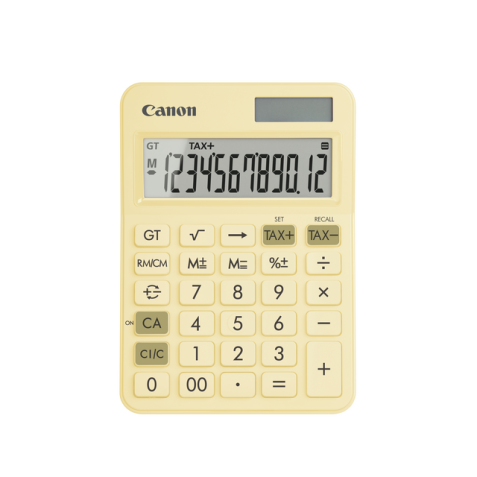 Calculatrice Canon LS-125KB jaune