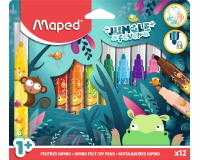 Feutre Maped Jungle Fever Jumbo set 12 couleurs
