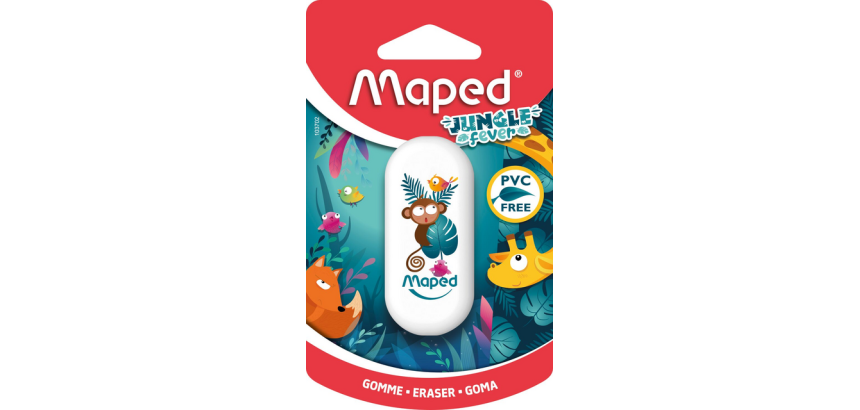 Gomme Maped Jungle Fever blister 1 pièce
