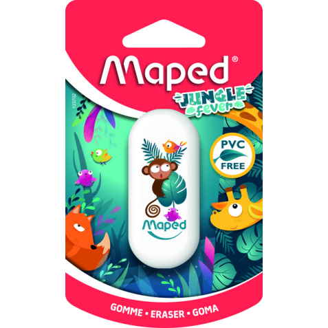 Gomme Maped jungle Fever blister 1 pièce