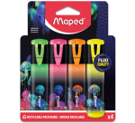 Surligneur maped Deepsea Paradise set 4 couleurs