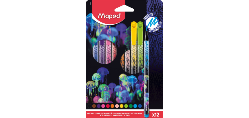 Feutre Maped Deepsea Paradise set 12 couleurs