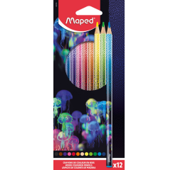 Crayon de couleur Maped Deepsea paradise set 12 couleurs