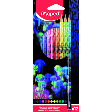 Kleurpotlood Maped Deepsea Paradise set à 12 kleuren