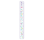 Règle Maped Pixel pary Twist'n Flex 30cm transparent