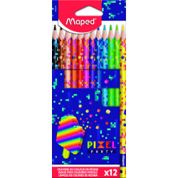 Crayon de couleur Maped Pixel party set 12 couleurs