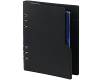 Organiseur Kalpa Clipbook A4 inclusif agenda 2025-2026 7 jours/2 pages nervuré noir