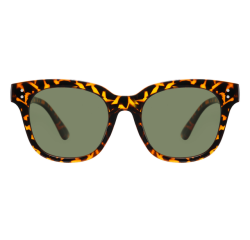 Lunettes de soleil Montana verre polarisé vert G15 tortue brillant