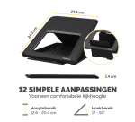 Laptopstandaard Fellowes Breyta zwart