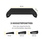 Voetensteun Fellowes Breyta zwart