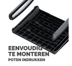 Voetensteun Fellowes Breyta zwart