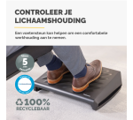 Voetensteun Fellowes Breyta zwart