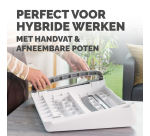 Voetensteun Fellowes Breyta wit