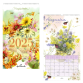 Calendrier mensuel 2025 Hallmark Marjolein Bastin 165x230mm nature