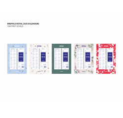 Calendrier semainier 2026 Brepols 190x130mm 7 jours/1 page spirale Fantasy assorti