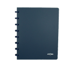 Carnet d'adresses Atoma A5 ligné 54 feuilles 90g PP assorti