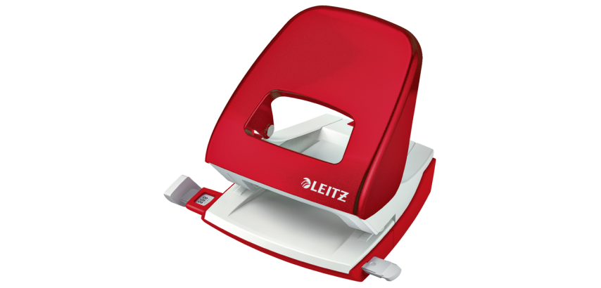 Leitz WOW 5008 NeXXt metal hole punch 30 sheets red