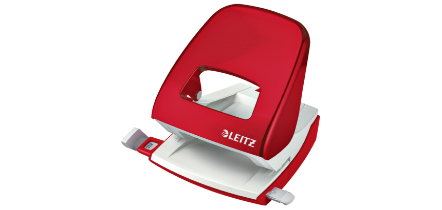 Leitz WOW 5008 NeXXt metal hole punch 30 sheets red