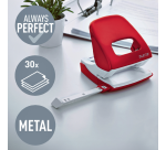 Leitz WOW 5008 NeXXt metal hole punch 30 sheets red