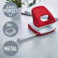 Perforateur Leitz WOW 5008 NeXXt métal 30 feuilles rouge