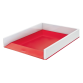 Brievenbak Leitz WOW A4 wit/rood