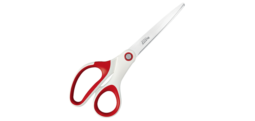 Ciseaux Leitz WOW 205mm titanium rouge