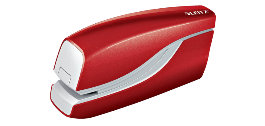Agrafeuse électrique Leitz NeXXt WOW sans contact 10 feuilles rouge